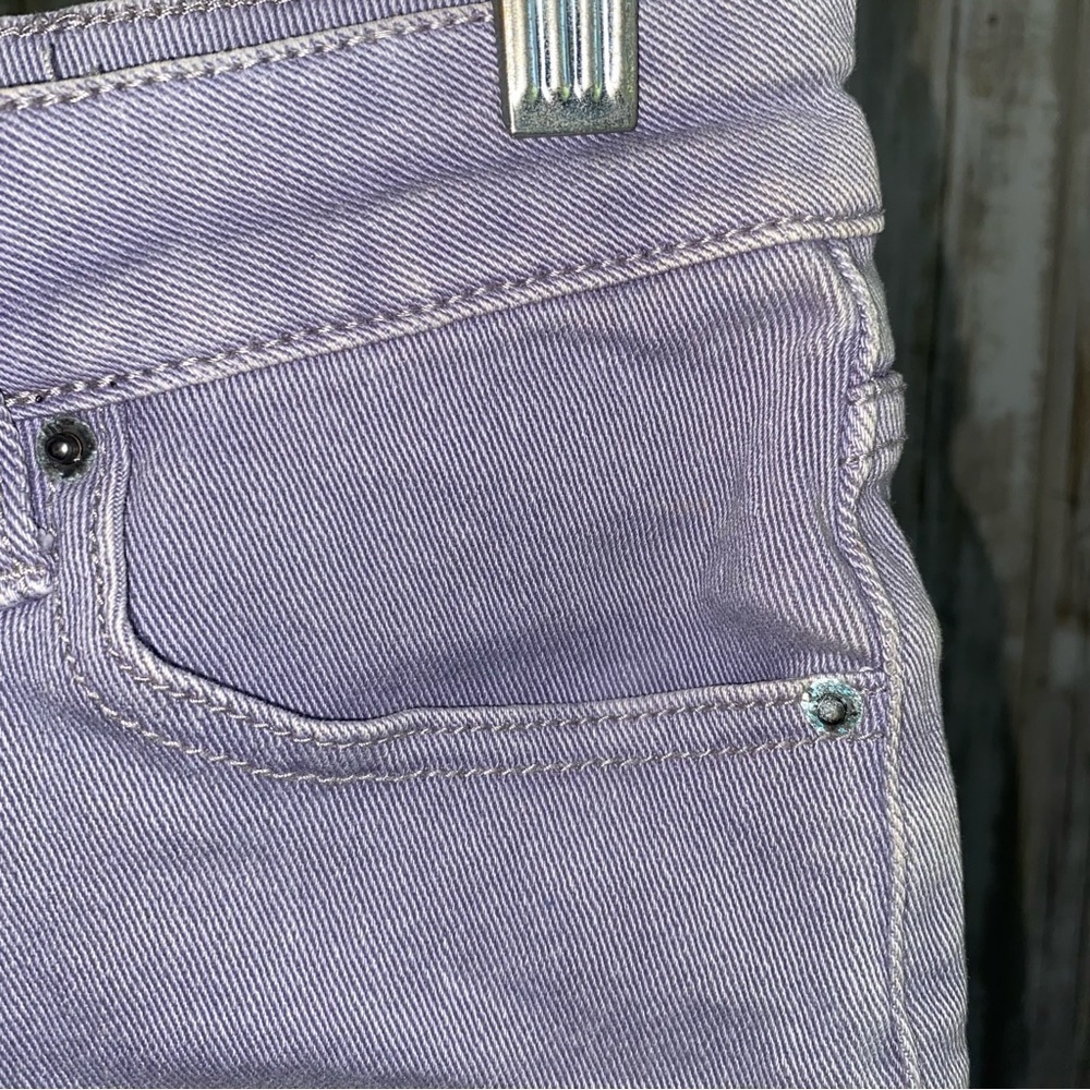 BDG High Rise Erin 5 Pocket Purple Shortie Shorts - Picture 4 of 6